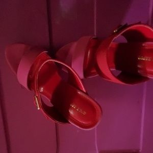 Beautiful pink and red heels